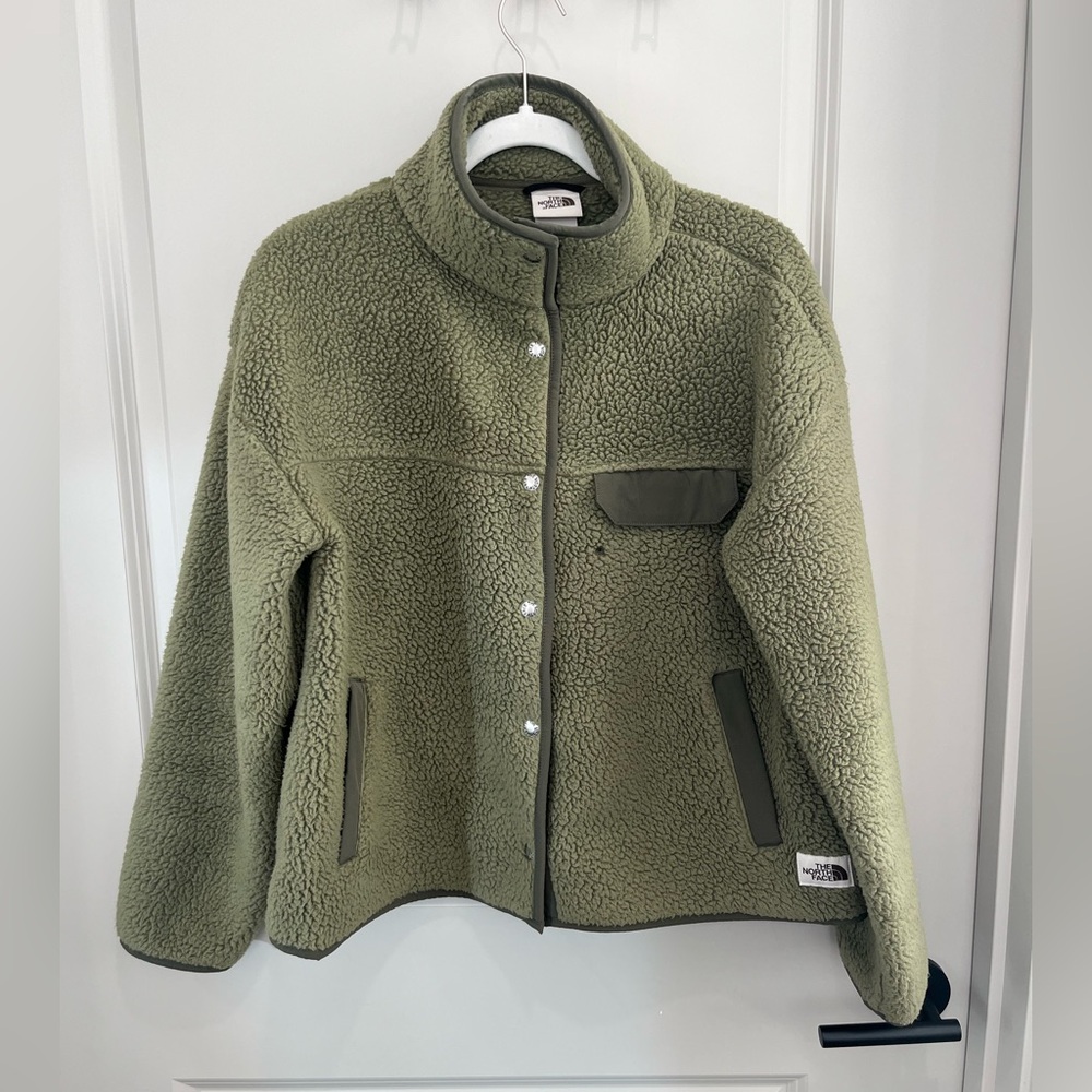 The Northface Sherpa Button Down Jacket